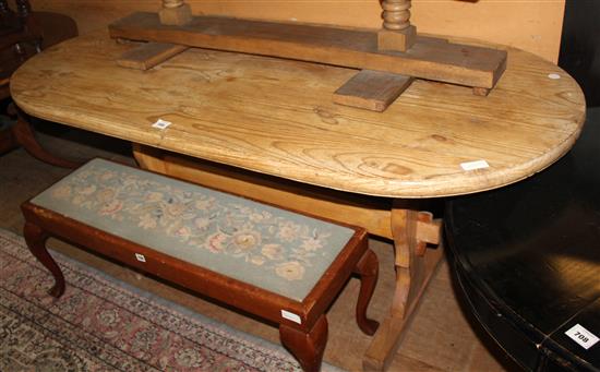 Pine farmhouse table
